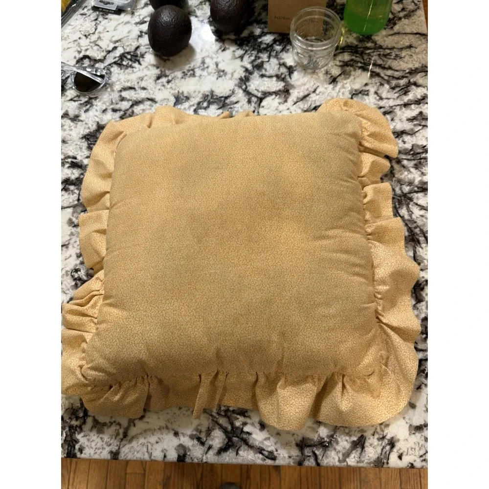 Handmade Quilted Patchwork Pillow 16